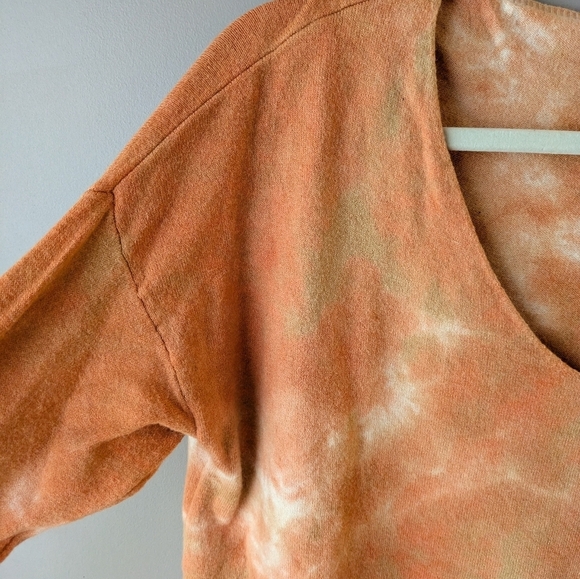 Tempo Paris V neck Silk Blend Sweater M/L - Picture 4 of 12